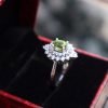 Nhẫn Bạc Nữ Đá Peridot