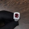 Nhẫn Nam Đá Chủ Garnet Thiên Nhiên