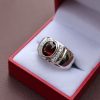 Nhẫn Nam Đá Garnet