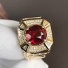 Nhẫn vàng 18k đá chủ Ruby