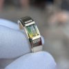 Nhẫn Vàng Đá Sapphire Bicolor