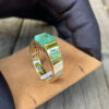 Nhẫn Nam Đá Emerald 2.2ct Xanh Nhạt